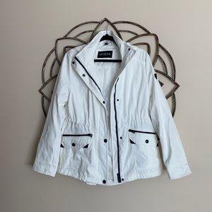 GUESS WHITE RAIN JACKET szXL